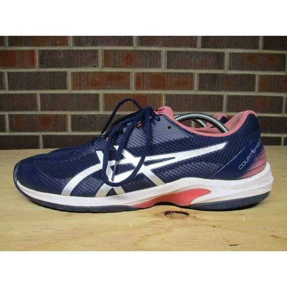 ASICS Womens Court Speed FF Shoes 1042A080 Blue Pink Pickleball Tennis Size 11 - Picture 9 of 16